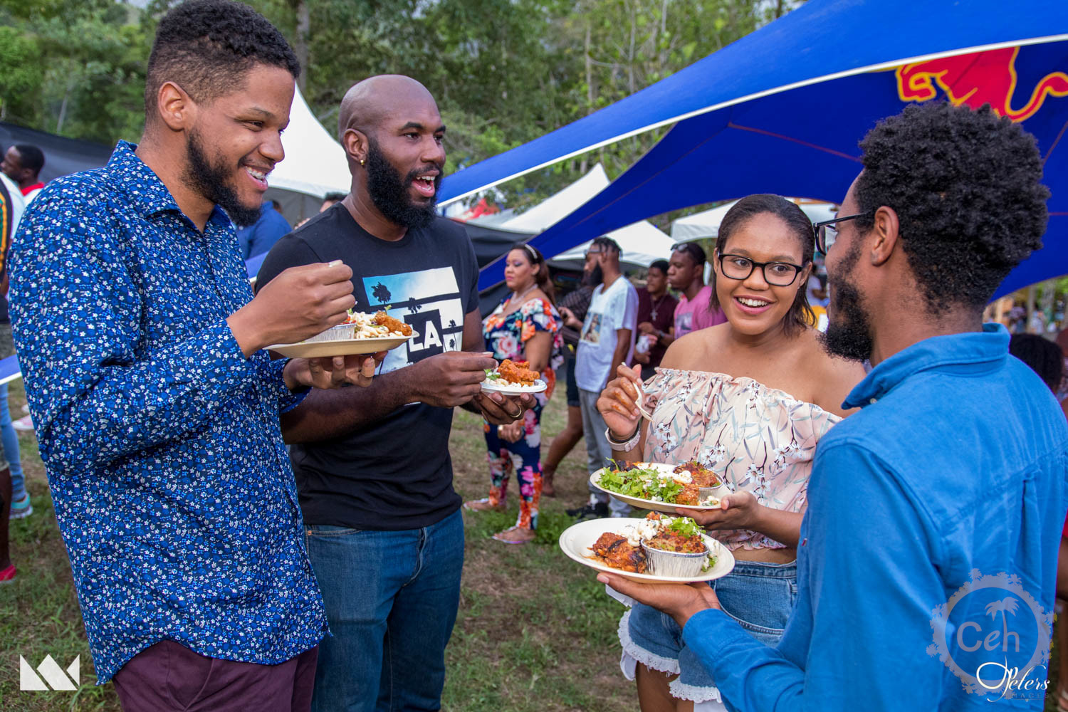 Patrons Enjoying Delicious Meal