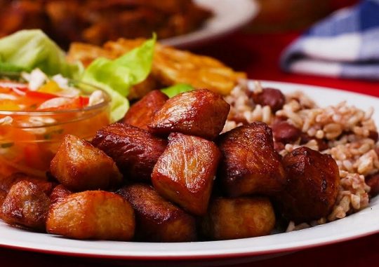 Haiti_Griot with Rice and Beans