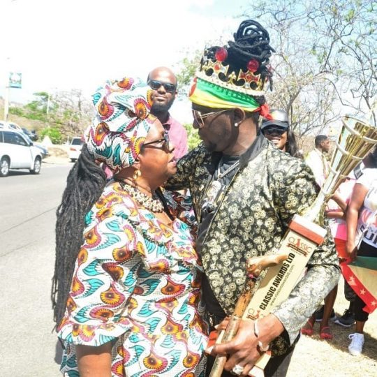 Mr Killa and his mother