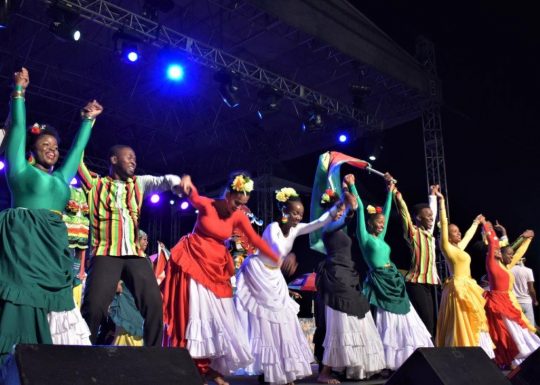 Guyana performers at Carifesta