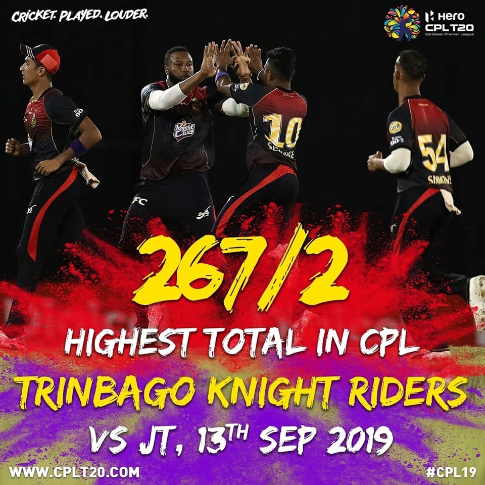 CPL 2019 Highlights: TKR Breaks Record