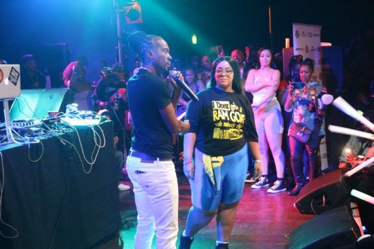 Lil Rick invited patrons to the stage