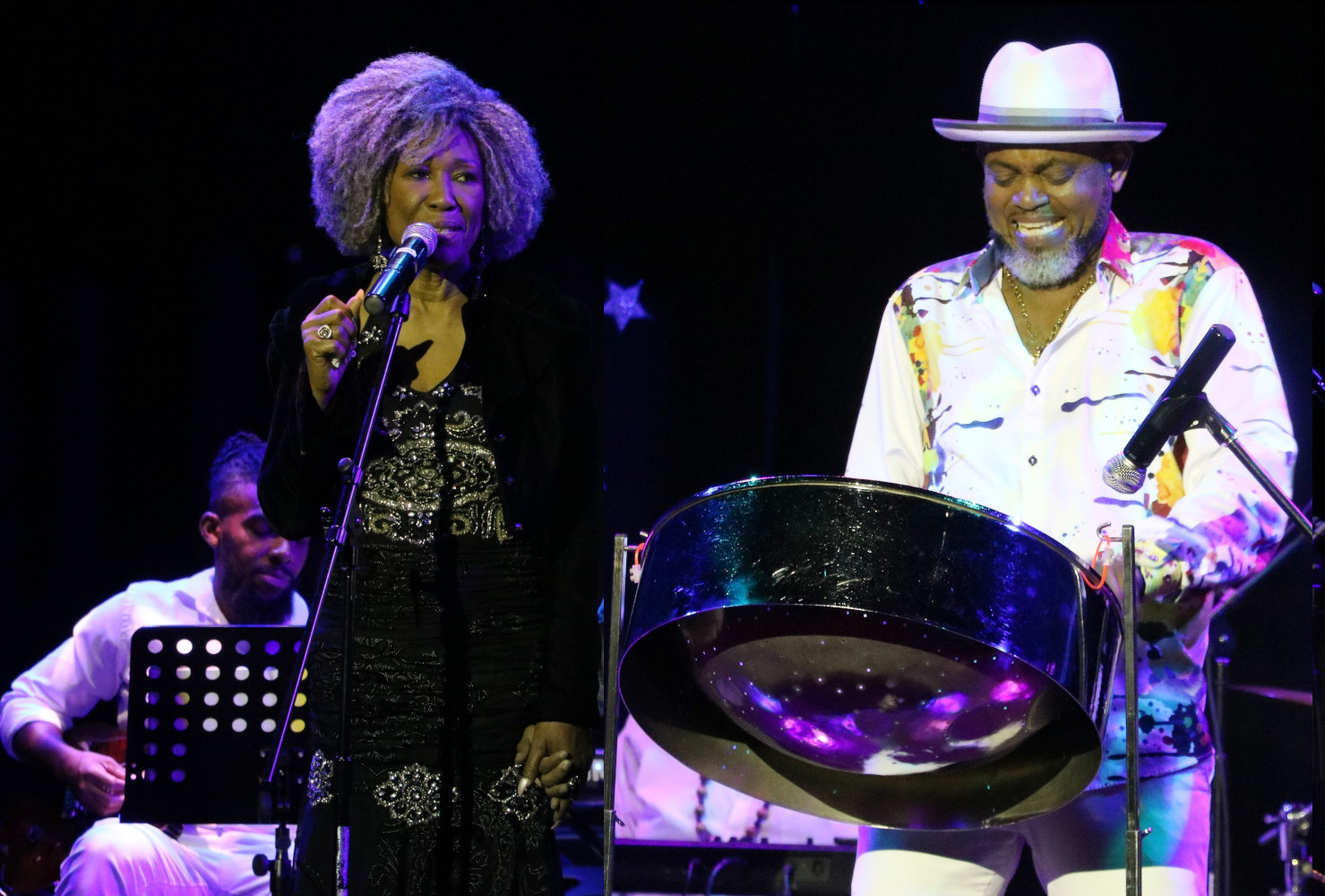 Trinidad All Stars’ Pannist, Dane Gulston & Carol Addison Live At Central Bank Auditorium, Trinidad